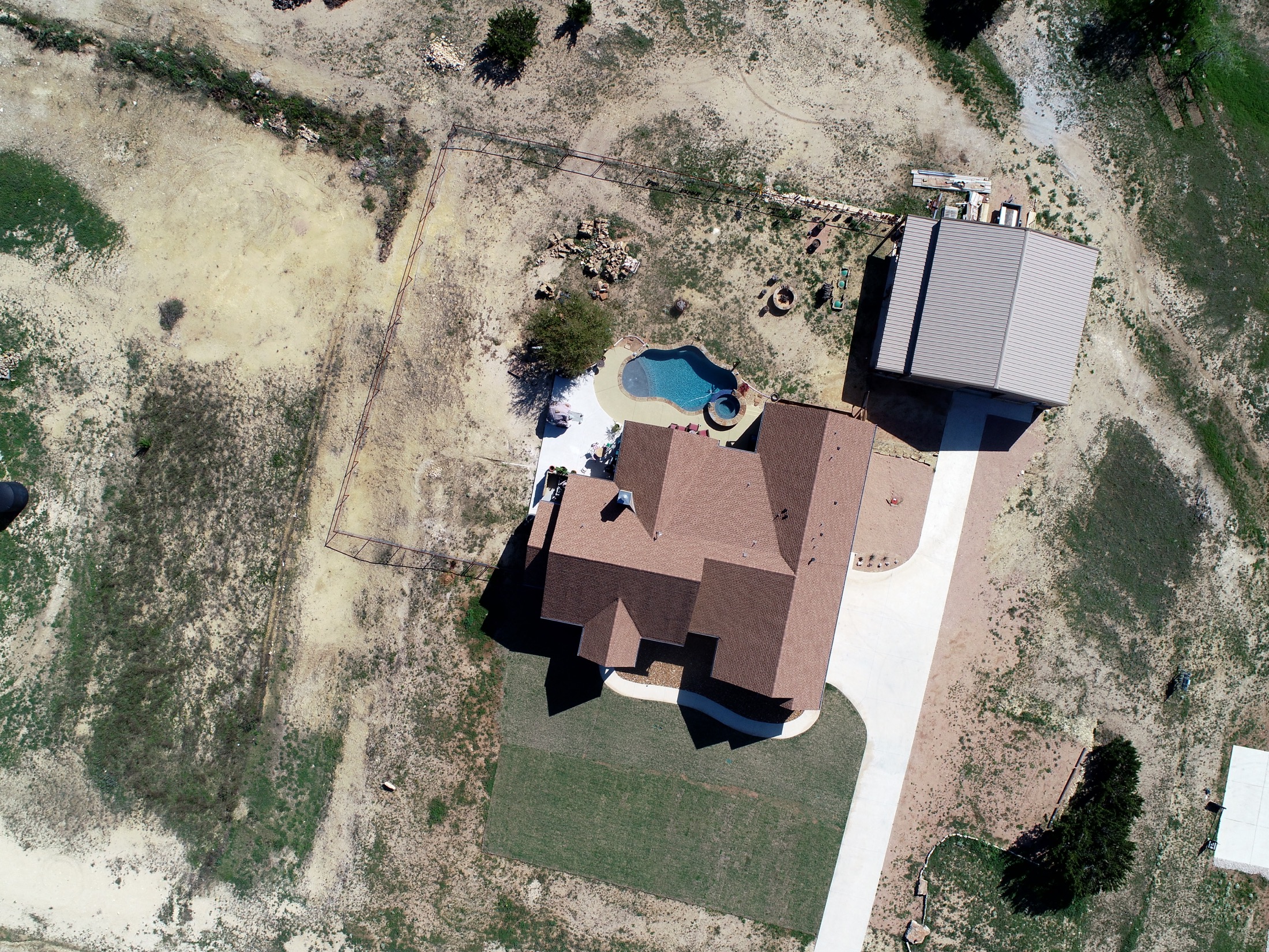 Aerial construction site documented by JROCKS Drones